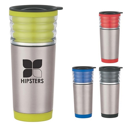 Promotional Tumblers: Customized 14 oz. Stainless Steel Tumbler