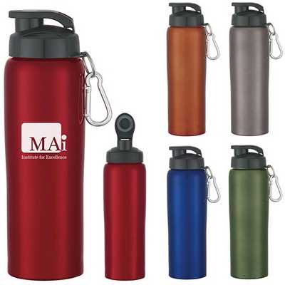 Promotional Metal Sports Bottles: Customized 24 oz. Stainless Steel Bike Bottle