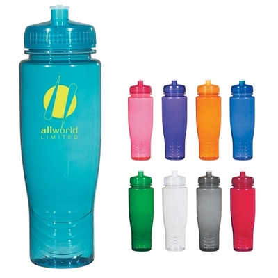 Customized Poly-clean 28 oz Plastic Bottle Promotional Plastic Sports Bottles: Customized Poly-clean 28 oz Plastic Bottle