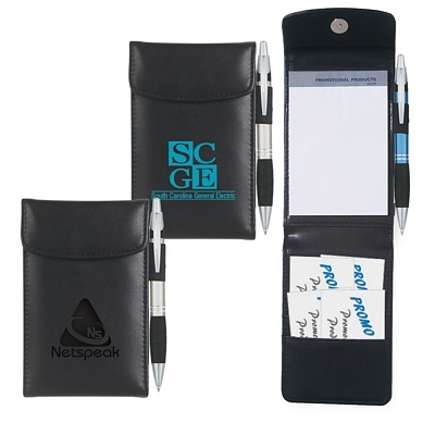Customized Leather Look Jotter Promotional Jotter Pads: Customized Leather Look Jotter