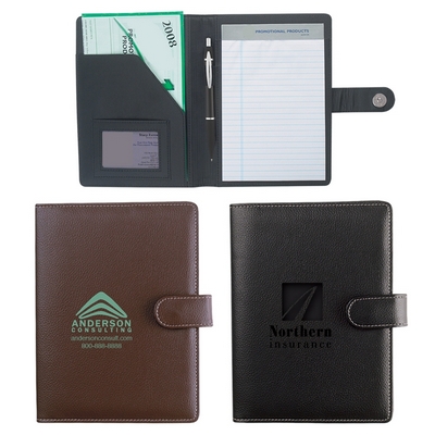 Promotional Junior Padfolios: Customized Pebble Grain 5 x 7 Portfolio