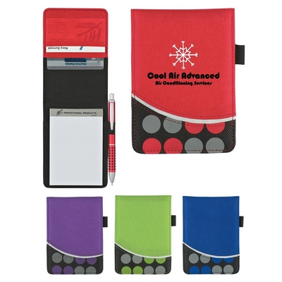 Customized NonWoven Polk-A-Dot Jotter Pad Promotional Jotter Pads: Customized NonWoven Polk-A-Dot Jotter Pad