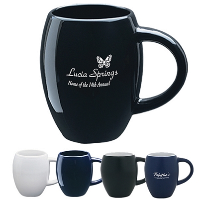 Customized 16 oz. Domain Coffee Mug Promotional Ceramic Mugs: Customized 16 oz. Domain Coffee Mug