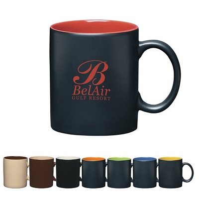 Customized 11 oz. Aztec Coffee Mug Promotional Ceramic Mugs: Customized 11 oz. Aztec Coffee Mug