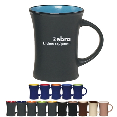 Promotional Ceramic Mugs: Customized 10 oz Aztec Flare Coffee Mug