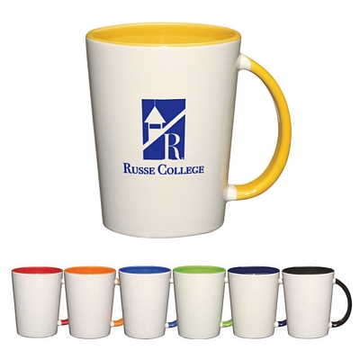 Customized 14 oz. Capri Mug Promotional Ceramic Mugs: Customized 14 oz. Capri Mug