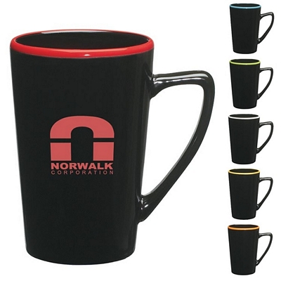 Customized 14 oz. Sausalito Mug Promotional Ceramic Mugs: Customized 14 oz. Sausalito Mug