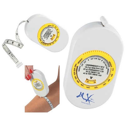 Customized Body Tape Measure with BMI Scale Promotional Body Tape Measures: Customized Body Tape Measure with BMI Scale