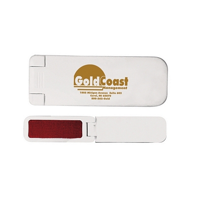 Customized Folding Pocket Lint Brush Promotional Lint Brushes: Customized Folding Pocket Lint Brush