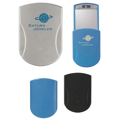 Customized Mirror with LED Light Promotional Pocket Mirrors: Customized Mirror with LED Light
