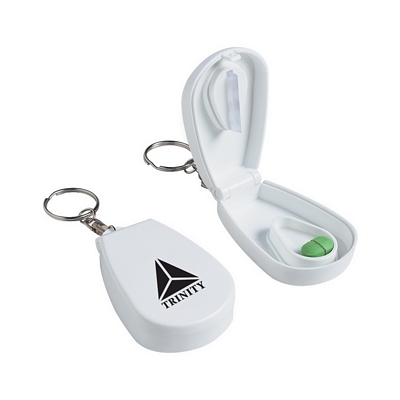 Customized Pill Cutter Key Tag Promotional Pill Cutters: Customized Pill Cutter Key Tag
