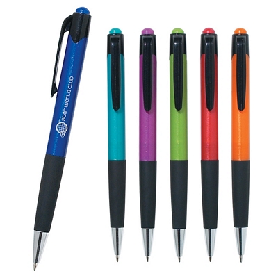 Customized Pacific Retractable Pen Promotional Plastic Pens: Customized Pacific Retractable Pen