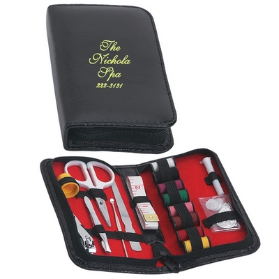 Customized Sewing-Manicure Kit with Case Promotional Sewing Kits: Customized Sewing-Manicure Kit with Case