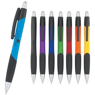 Customized Iris Retractable Pen Promotional Plastic Pens: Customized Iris Retractable Pen