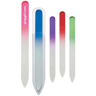 Promotional Manicure Kits: Customized Glass Nail File in Sleeve