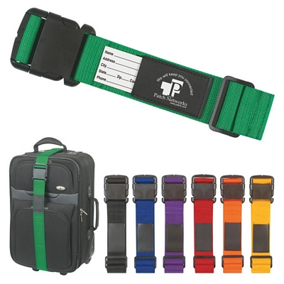 Promotional Luggage Tags: Customized Luggage Safety Strap Bag Identifier