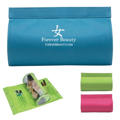 Customized Cylinder Vanity Bag Promotional Toiletry Bags: Customized Cylinder Vanity Bag