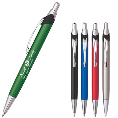 Customized Maxima Retractable Metal Pen Promotional Metal Pens: Customized Maxima Retractable Metal Pen