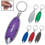 Promotional LED Key Chains: Customized Oval Led Key Chain
