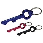 Promotional Bottle Openers: Customized Key Shape Bottle Opener Engraved Key Ring