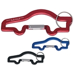 Promotional Bottle Openers: Customized Car Shape Carabiner with Key Ring