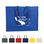 Promotional Grocery Shopping Bags: Customized Non-Woven Shopper Tote with Velcro Closure