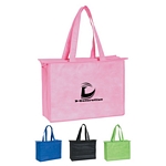 Promotional Tote Bags: Customized Non-Woven Zippered Tote