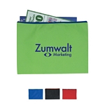 Promotional Document Bags: Customized Non-Woven Document Sleeve with Zipper