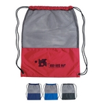 Promotional Drawstring Bags: Customized Mesh Sports Drawstring Backpack