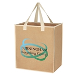 Promotional Shopping Tote Bags: Customized Medium Craft Paper Laminated Polypropylene Shopper Tote Bag