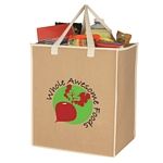 Promotional Shopping Tote Bags: Customized Large Craft Paper Laminated Polypropylene Shopper Tote Bag