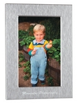 Promotional Picture Frames: Customized 5x7 Silver Photo Frame