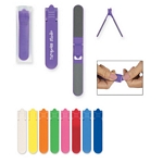 Promotional Manicure Kits: Customized Folding Nail File In Sleeve