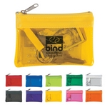 Promotional Coin Pouches: Customized Translucent Zippered Coin Pouch