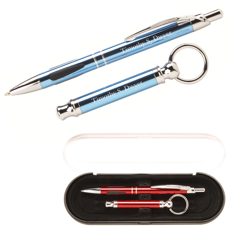 Promotional Vienna Pen and Key Ring Gift Set Customized Pen Gift Sets