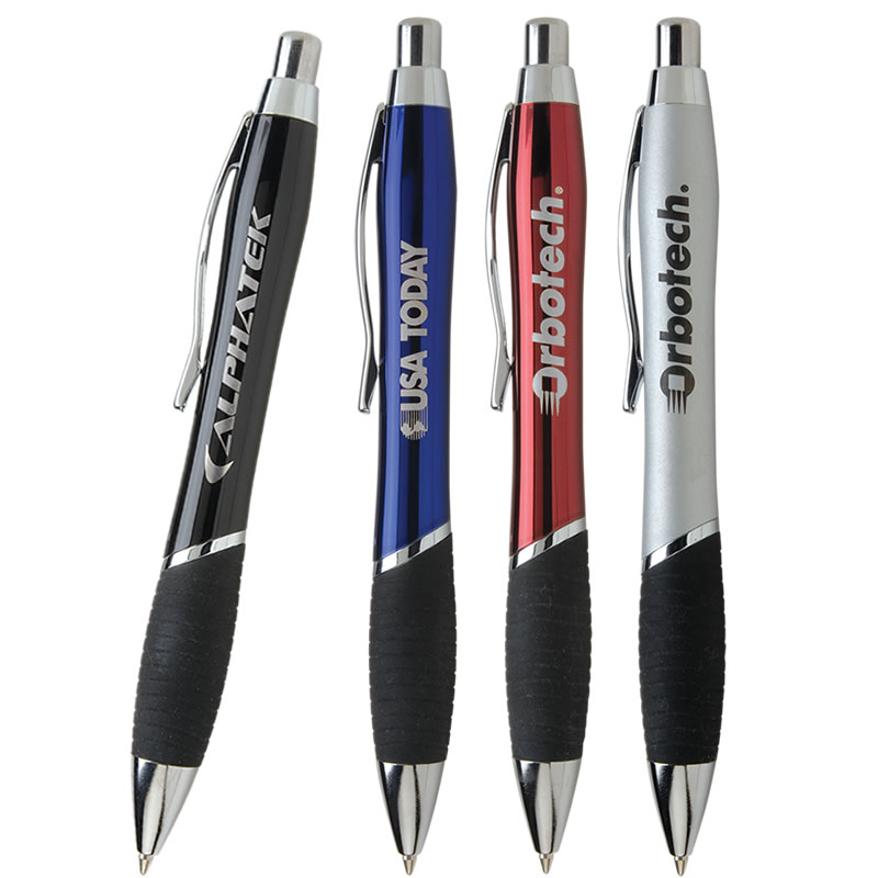 Promotional Sagamore Laser Engraved Pen | Customized Metal Retractable