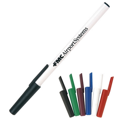 Promotional Pens: Value White Stick Pen Customized Pen: Value White Stick Pen