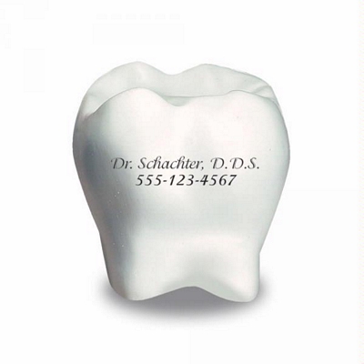 Promotional Tooth - Promotional Stress Reliever Stressball - Promotional Products