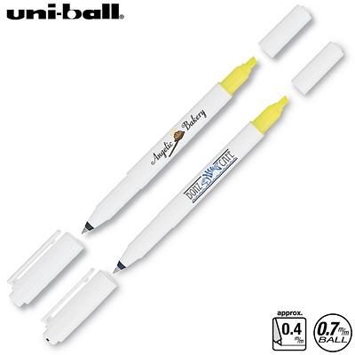 Customized Uni-ball Combi White Highlighter Pen