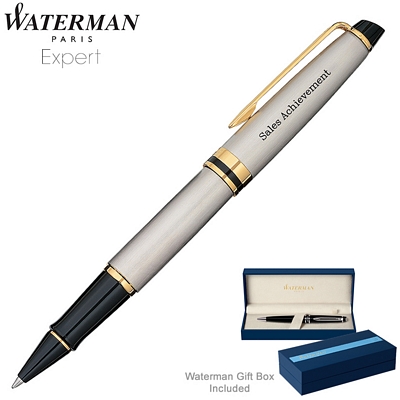 Customized Waterman Expert Stainless GT Roller Ball Pen
