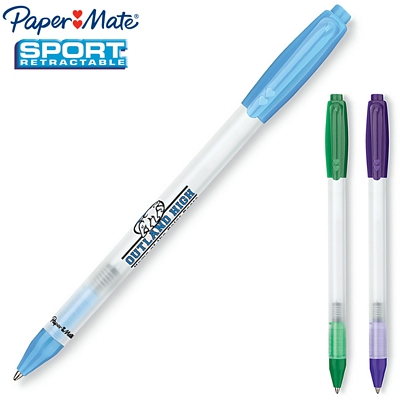 Customized Paper Mate Sport Retractable Frosted Pen