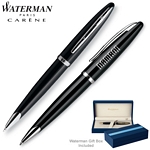 Customized Waterman Carene Black Sea ST Ballpoint Pen
