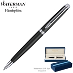 Customized Waterman Hemisphere Matte Black CT Ballpoint Pen