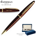 Customized Waterman Carene Marine Amber Ballpoint Pen