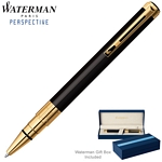 Customized Waterman Perspective Black GT Ballpoint Pen