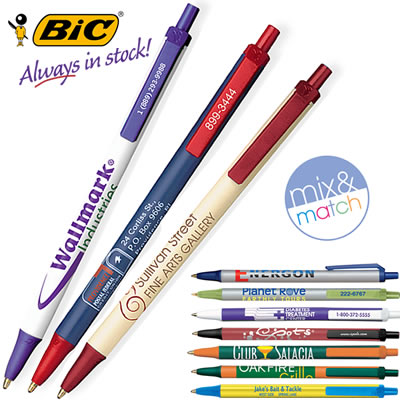 Customized Pens: BIC Clic Stic Pen