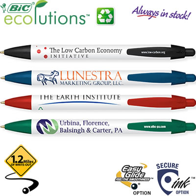 Customized Pens: BIC WideBody Ecolutions Pen Recycled