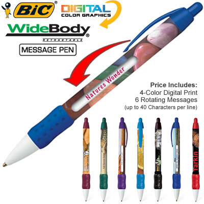 Customized Pens: BIC Digital Wide Body Message Pen