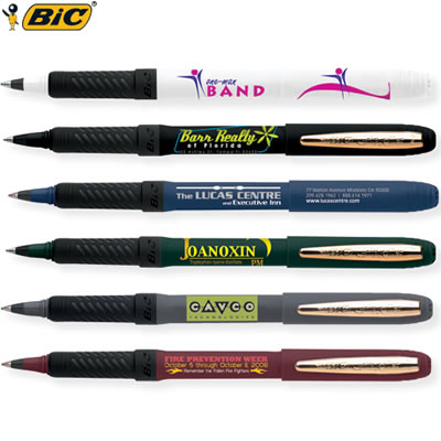 Customized Pens: BIC Grip Roller Gold Pen