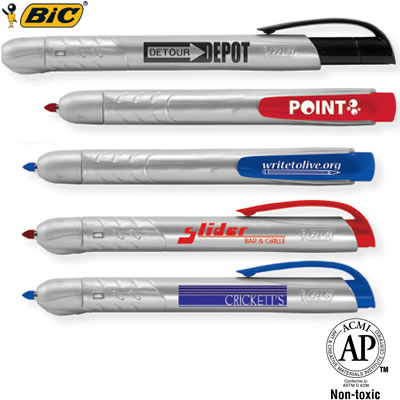 Promotional Pen: BIC Retractable Permanent Marker Customized Pens: BIC Retractable Permanent Marker